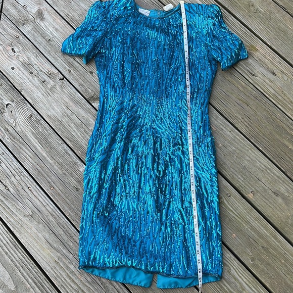 Vintage Stenay silk & sequin dress 6 - Picture 11 of 11